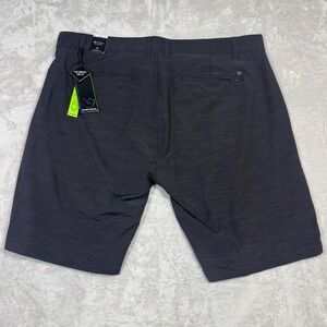 NWT Burnside Hybrid‎ Land Sea Stretch Performance Shorts Mens 40 Black Inseam 10